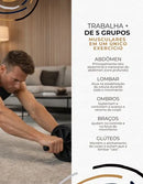 Roda Abdominal Rolo De Exercícios Lombar Abwheel Fit