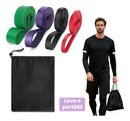 Kit 4 Pilates Super Bands Elastico-treino Musculaçao Faixa