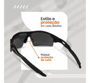 Óculos Proteção Uv400 Ciclismo Corrida Esportivo Bike + Case
