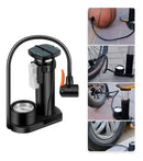 Bomba De Encher Pneus Bicicleta Carro Moto Bola Colchão Manual Portátil 160psi Preto Bomba de ar de Pedal
