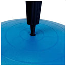 Bola De Pilates Azul 65cm Com Bomba De Ar Funcional Yoga Azul