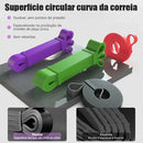 Kit 4 Pilates Super Bands Elastico-treino Musculaçao Faixa