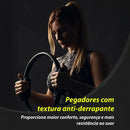 Justgofit Anel Pilates 36cm Flexível Tonificador Magiccircle Cor Preto