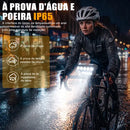 Sinalizador Luz Bicicleta Farol Led Potente Lanterna Bike