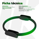 Anel Tonificador Pilates Flexível Arco Yoga Fisioterapia Fit