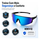 Óculos Ciclismo Corrida Esportivo Bike Mtb Protecao Uv Beach Azul