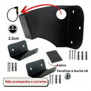 Suporte Para Pendurar Bicicleta De Parede Horizontal Preto