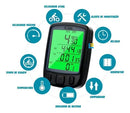 Ciclocomputador Sunding Lt-8546 com Fio e 27 Funções para Bicicleta
