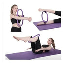 Anel Tonificador Arco Adutor Flexivel Para Pilates Yoga Cor Preto