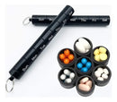 Porta Comprimidos Capsulas Bolsa Viagem Metal Resistente Cor Preto