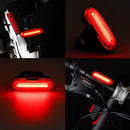 Lanterna Farol Sinalizador Traseiro Recarregável Usb Para Bike Bicileta Ciclismo 3 Cores Bem Forte