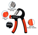 Hand Grip Fortalecedor Mão 10-40Kg Ajustável Fisioterapia Laranja Plástico ABS
