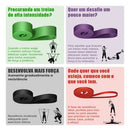 Kit 4 Pilates Super Bands Elastico-treino Musculaçao Faixa
