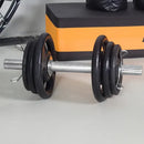 Par De Halter Barra Maciça 40cm Dumbell Academia Musculação