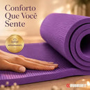 Colchonete Tapete Yoga Pilates Ginástica Grosso 10mm Premium Cor Roxo