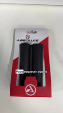Manopla Absolute MTB Preto Espuma Silicone Gel 130mm Com Plugs