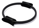 Arco Anel Pilates Yoga Fisioterapia Preto 37 cm Metal com EVA
