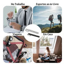 Porta Comprimidos Capsulas Bolsa Viagem Metal Resistente Cor Preto