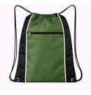 Mochila Sacola De Academia Esportiva Bag Cores Cor Verde Liso Desenho Do Tecido Liso Fanza Moda e Acessórios