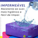 Tijolo Bloco De Yoga Em Eva Pilates Kit C/2 Peças Cor Azul