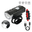 Kit Lanterna E Farol Bicicleta Luz Ultra Led A Prova D'água
