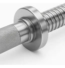 Par Barra Maciça 40cm Halteres Rosca Dumbell Treino Academia