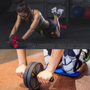 Roda Abdominal Rolo Para Exercício Lombar Treino Funcional MBFIT