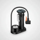 Bomba De Encher Pneus Bicicleta Carro Moto Bola Colchão Manual Portátil 160psi Preto Bomba de ar de Pedal
