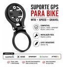Suporte Gps Espaçador P/ Bike Haste Mesa Garmin Igsport Xoss Preto