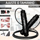Corda De Pular Cross Speed Rope Rolamento Profissional Fit Homeroarte Cor Azul