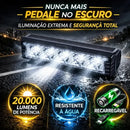 Farol Monster 5 Led Tg3 Lanterna Bike 20.000 Lumens Forte Potente Barra Recarregável Usb Bicicleta Patinete - Marca Camperluz