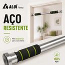 Barra Fixa De Porta Exercícios Ajustável 63 A 96cm Aluí Fit