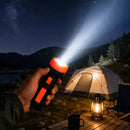 Lanterna Recarregável Bivolt 5 Leds Tática Portátil Emergência Camping Pesca Casa Luz Forte 2 Modos Iluminação