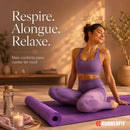 Colchonete Tapete Yoga Pilates Ginástica Grosso 10mm Premium Cor Roxo