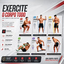 Kit 20 Itens Esportivos Para Treino Em Casa Academia Fitness Funcional Com Elásticos Extensor Puxadores Massageador Faixas Elásticas Mini Band P/ Exercícios Ginástica Fisioterapia Topsand Activewear