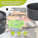 Kit Panelas Camping Cooking Set Camping E Pesca C/chaleira