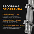 Par Barra Halter Academia 35 Cm Maciça 28mm Cromada Crossfit