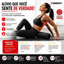 Rolo Massagem Foam Roller Liberação Miofascial Soltura Yoga Preto
