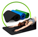 Tapete Yoga Academia EVA 1cm Antiderrapante À Prova D'Água Preto