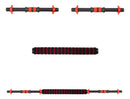 Barra Supino Halter Com Rosca E Conector Kit 2 Em 1 Yangfit