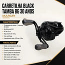 Carretilha Black Tamba Bg 30 anos - Edição Limitada