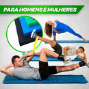 Tapete Yoga Academia EVA 1cm Antiderrapante À Prova D'Água Preto