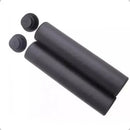 Manopla Absolute MTB Preto Espuma Silicone Gel 130mm Com Plugs