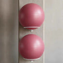 Suporte Bola Pilates Ou Suiça + Parafuso E Buchas Reforçado Cor Branco
