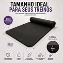 Tapete Colchonete Yoga Pilates Ginástica 1,90m 61cm 8mm Nbr