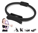 Arco Anel Pilates Yoga Fisioterapia Preto 37 cm Metal com EVA