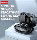 Fone De Ouvido Lenovo Xt80 TWS com Ganchos para Academia/Corrida