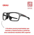 Óculos de sol Hb Presto clip on lente cor da armação preto cor da lente orange chrome