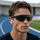 Óculos Esportivo Corrida Baixa Pace Pedal Futevolei Ciclismo Lente Preto