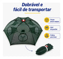 Covo Armadilha Para Pesca Camarão Peixes Siri Iscas 6 Furos